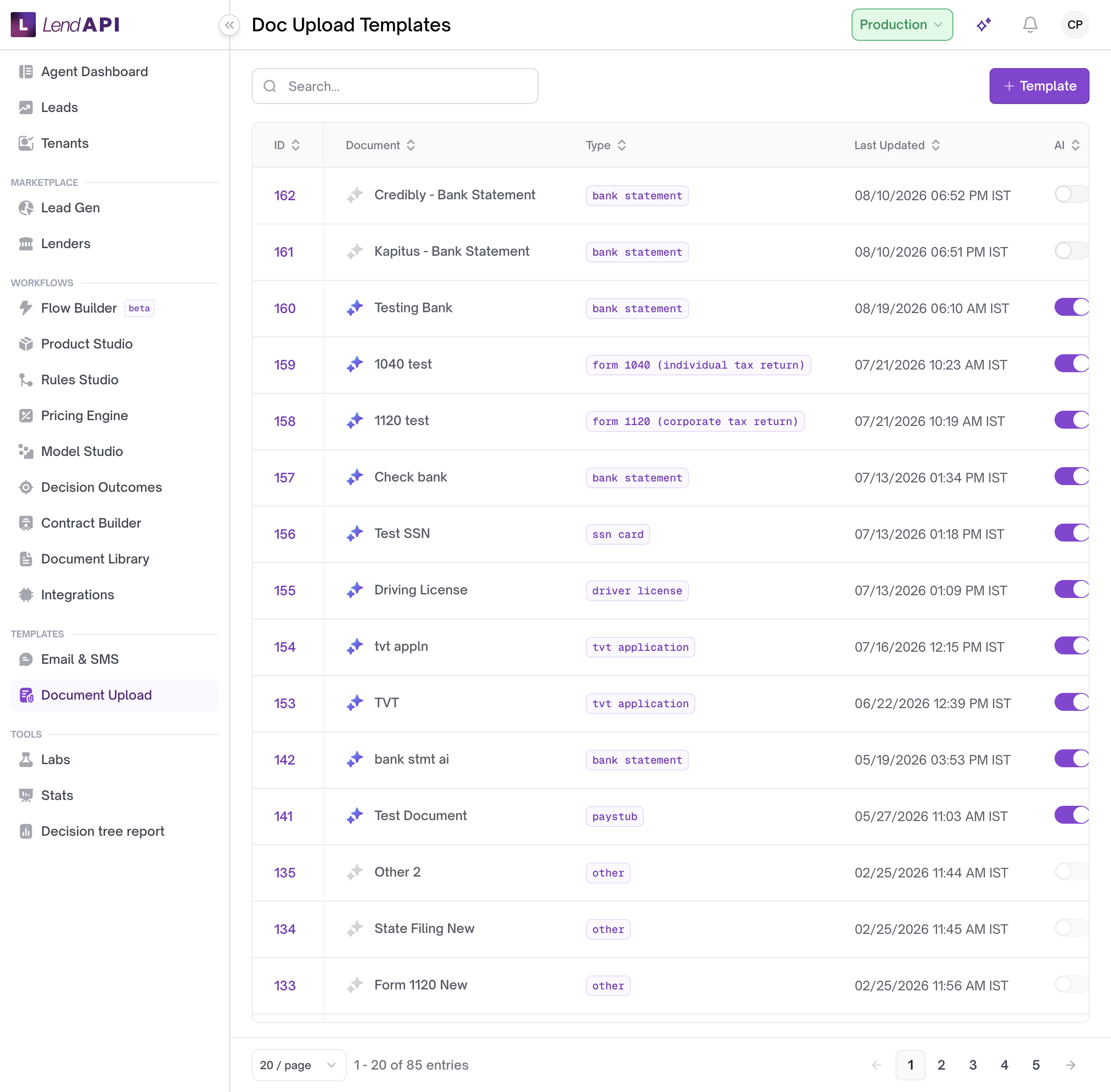 Document Upload